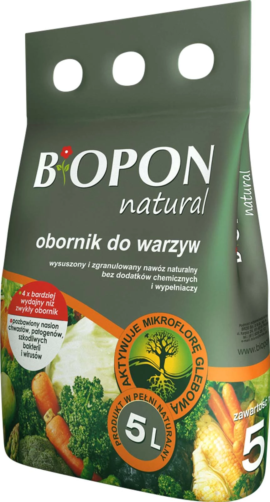 Biopon Natural Obornik Granulowany Do Warzyw L Sklep Hektor Pl