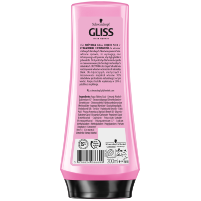 Gliss Kur Liquid Silk Gloss, odżywka do włosów, 200ml