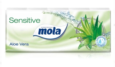 Mola Sensitive Aloe Vera chusteczki higieniczne 10 paczek