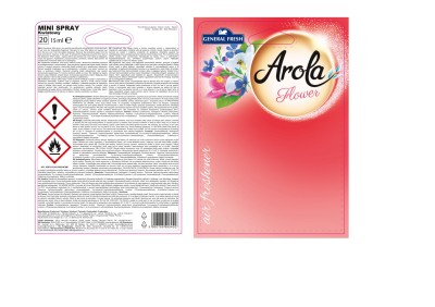 Arola, General Fresh Mini Magic Pachnące Kwiaty odświeżacz powietrza urządzenie z płynem 1 szt. 