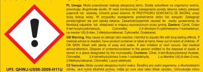 General Fresh Cytrynowy, odświeżacz do odkurzacza, 3 sztuki