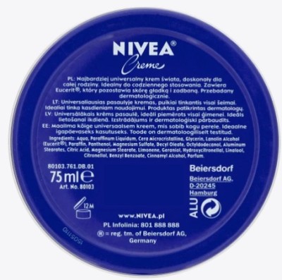 Nivea, krem uniwersalny do twarzy, 400ml