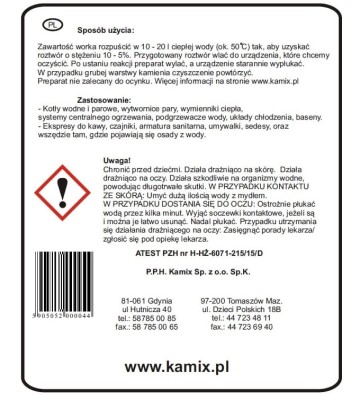 Kamix, odkamieniacz, 1kg