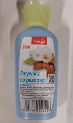 Poezja Witamina F, zmywacz do paznokci, 60ml