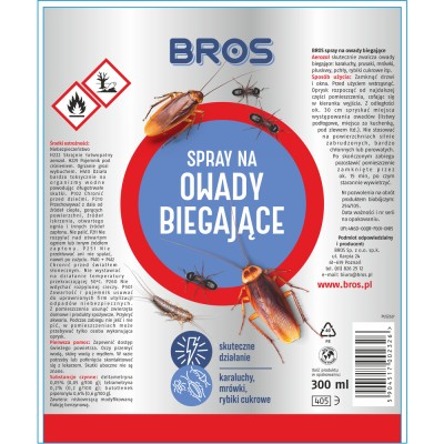 Bros środek na owady biegające w sprayu 300ml