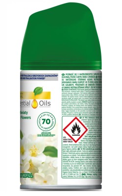 Air Wick Freshmatic, Białe Kwiaty, samouwalniający odświeżacz powietrza, zapas, 250ml