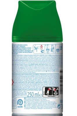 Air Wick Freshmatic, Orzeźwiająca Bawełna i Kwiat Migdałowca, samouwalniający odświeżacz powietrza, zapas, 250ml