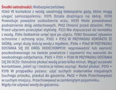 Bros karbid granulowany odstraszający krety 500g