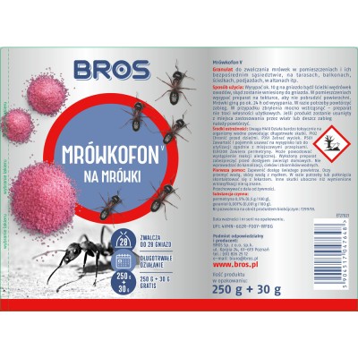 Bros Mrówkofon preparat do zwalczania mrówek granulat 250g