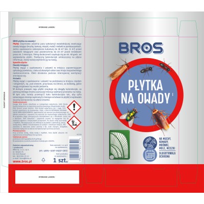 Bros płytka na owady 1 sztuka