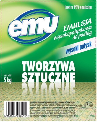 Emu, emulsja wysokopołyskowa do podłóg PCV, 5 kg