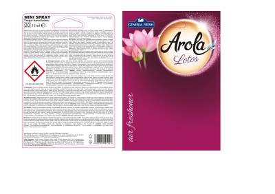 Arola, General Fresh Mini Magic Frezja i Lotos, odświeżacz powietrza, urządzenie