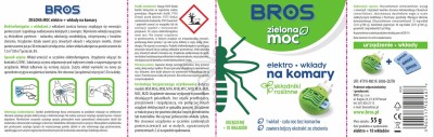 Bros Zielona moc urządzenie elektroniczne na komary na bazie składników roślinnych + 10 wkładów