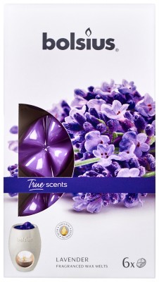 Bolsius True Scents, Lawenda, płatki zapachowe 6szt