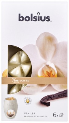 Bolsius True Scents, Wanilia, płatki zapachowe 6szt