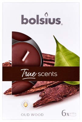 Bolsius True Scents, Drzewo Agarowe, podgrzewacz 6szt, 4 godziny