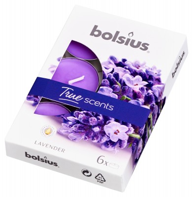 Bolsius True Scents, Lawenda, podgrzewacz 6szt,  4 godziny