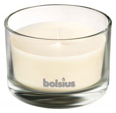 Bolsius True Scents, Wanilia, świeca w szkle 63/90mm