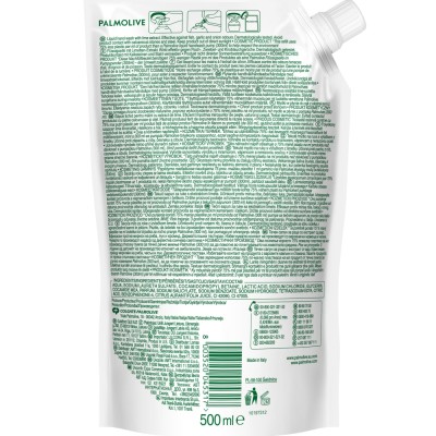 Palmolive Neutralizujące zapach mydło do rąk w płynie zapasowe w folii 500 ml