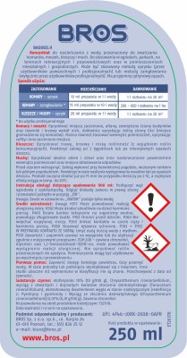 Bros Bagosel preparat do oprysku przeciw komarom i kleszczom 100ec 250ml 