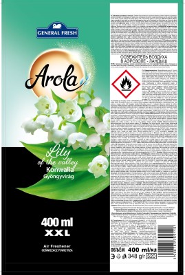 Arola General Fresh Konwalia odświeżacz powietrza w aerozolu 400ml 