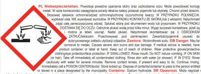 Nurek General Fresh do zalania ciepłą wodą środek do udrażniania rur 400g