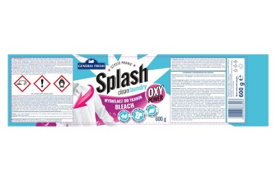 Splash General Fresh wybielacz do tkanin 600g